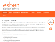 Tablet Screenshot of esben.co.uk